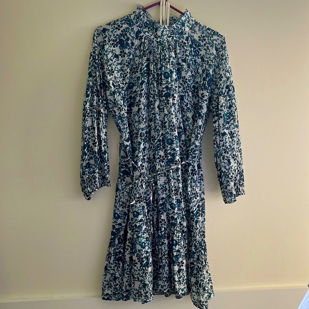 APiece Apart Dress Size 8 Shades of Blue Never Worn